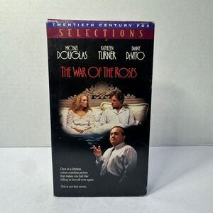 The War of the Roses VHS 1989 Michael Douglas‎ Kathleen Turner Danny DeVito VTG